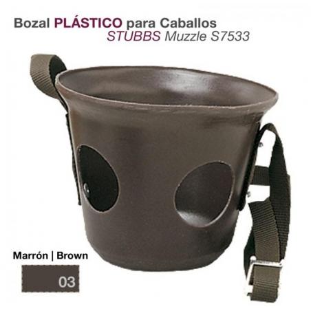  Bozal Plástico Para Caballo Stubbs S7533