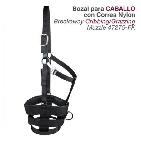  Bozal Para Caballo C/correa Nylon 47245-fk