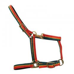 Cabezada De Nylon Económica Con Refuerzo De Cuero