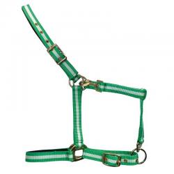 Cabezada De Nylon Económica Con Refuerzo De Cuero