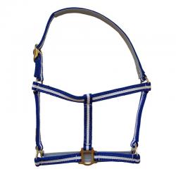 Cabezada Marjoman De Nylon Doble Con Refuerzos De Cuero