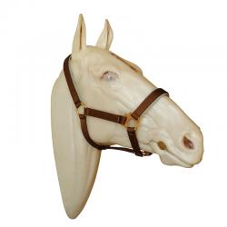 Cabezada Marjoman De Nylon Doble Con Refuerzos De Cuero