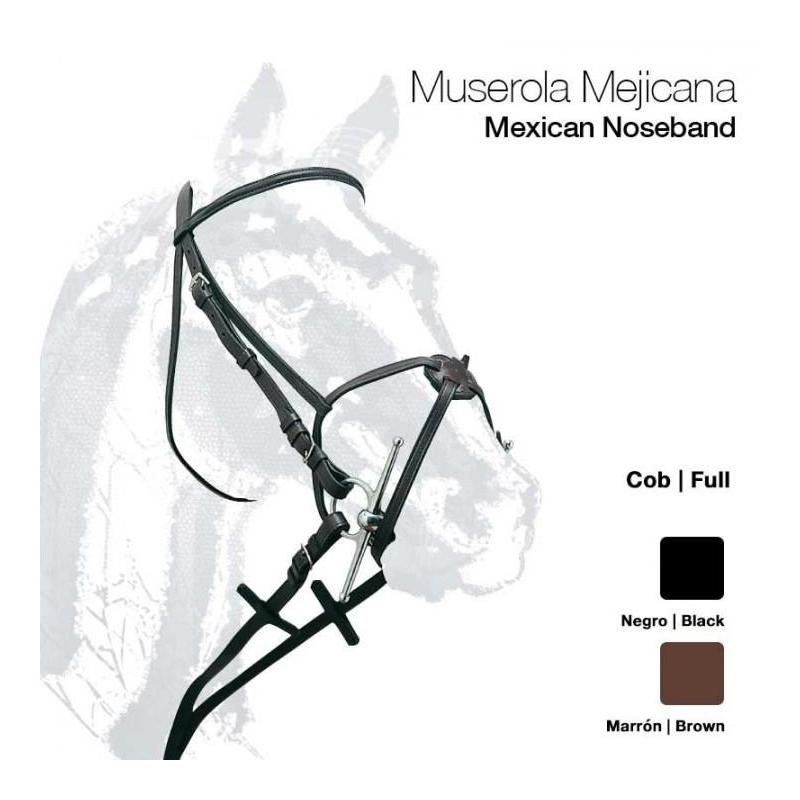  Cabezada Montar Muserola Mejicana 12