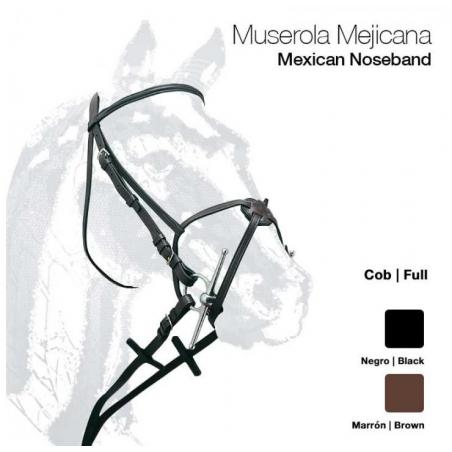  Cabezada Montar Muserola Mejicana 12