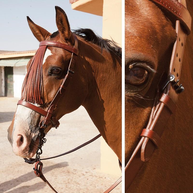 Cabezada Marjoman Española Artesana Con Riendas