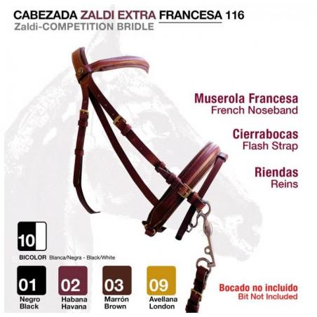  Cabezada Zaldi Extra Francesa 116