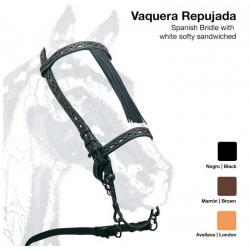  Cabezada Vaquera Repujada