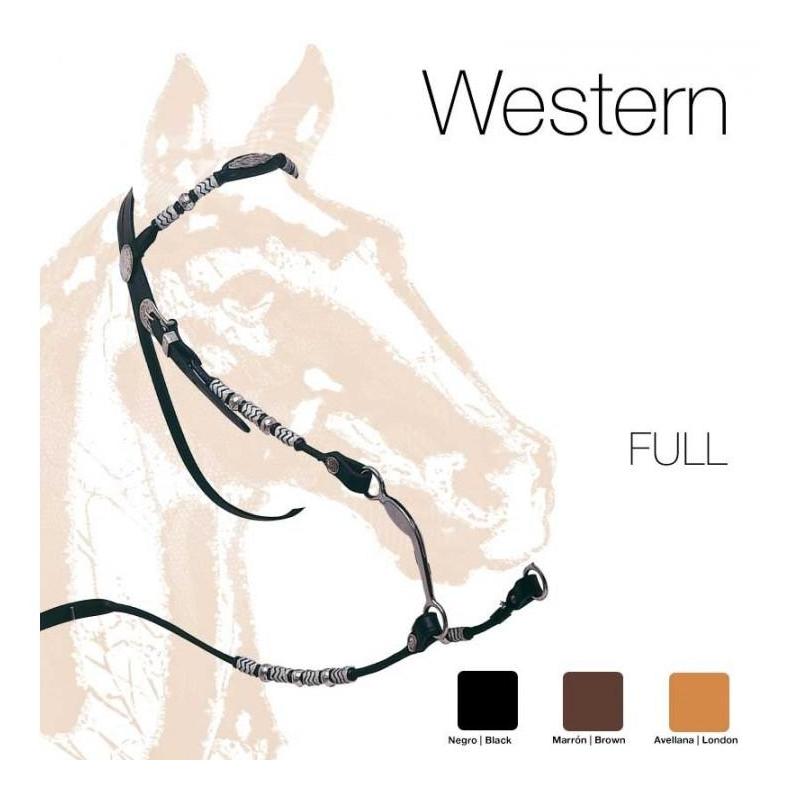 Cabezada Montar Western Adornos