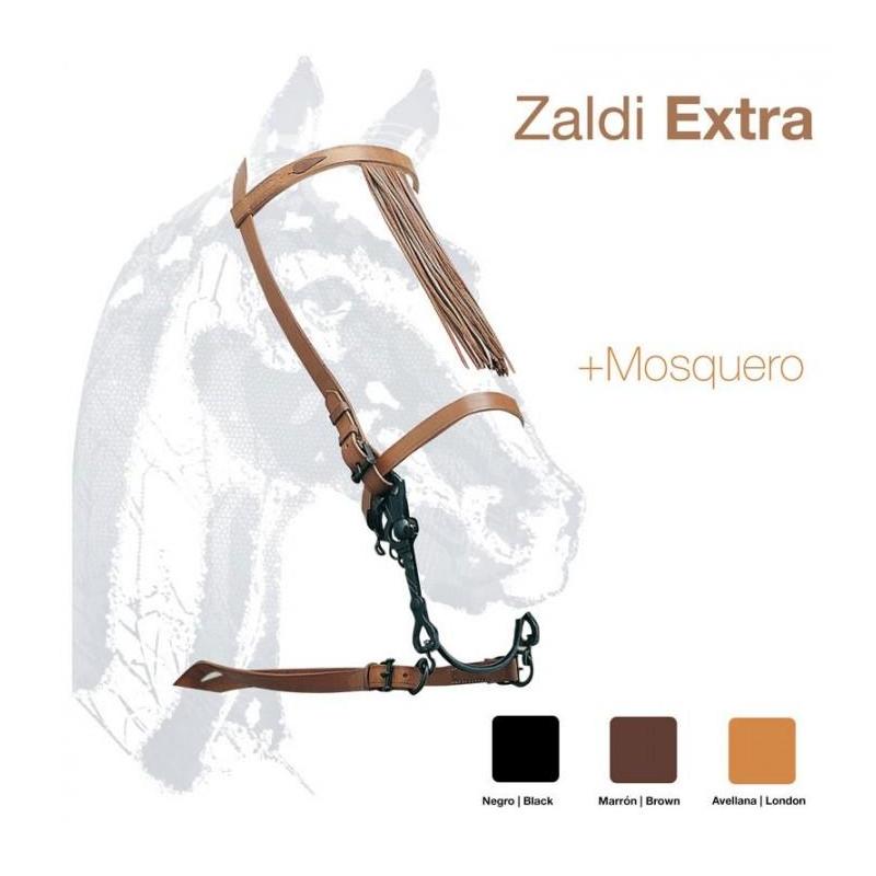  Cabezada Vaquera Zaldi Extra Con Mosquero
