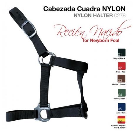  Cabezada Cuadra Nylon Recien Nacido 0278