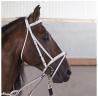 Cabezada Montar Volteo Full Blanco