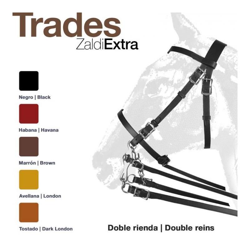 Cabezada Zaldi Extra Trades Doble Rienda