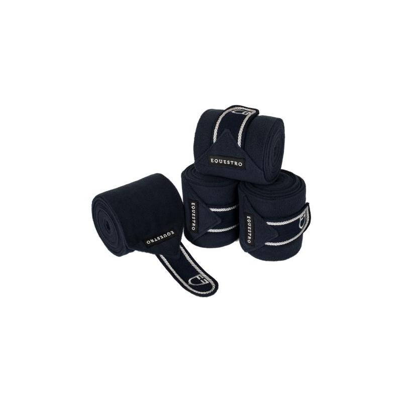 Fleece Pony Bandages With Embroidered Logo