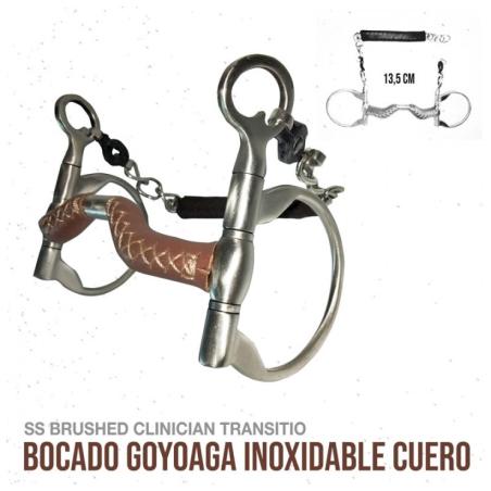 Bocado Goyoaga Reinning Inox Cuero Dg25571224M 13.5Cm