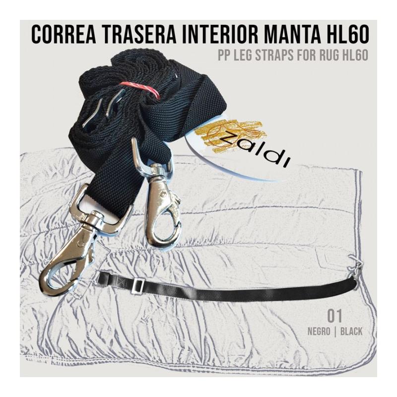 Correa Trasera Interior Manta Hl60 Negra