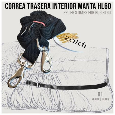 Correa Trasera Interior Manta Hl60 Negra