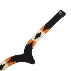 Leather Browband With Southwest Motif