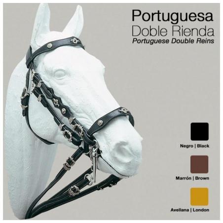  Cabezada Portuguesa Doble Rienda Castecus