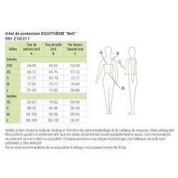 Chaleco De Protección Equithème "belt"