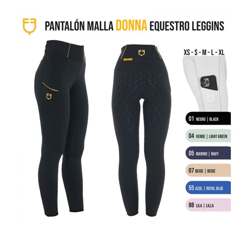 Pantalón Malla Donna Equestro Leggins Etw00047