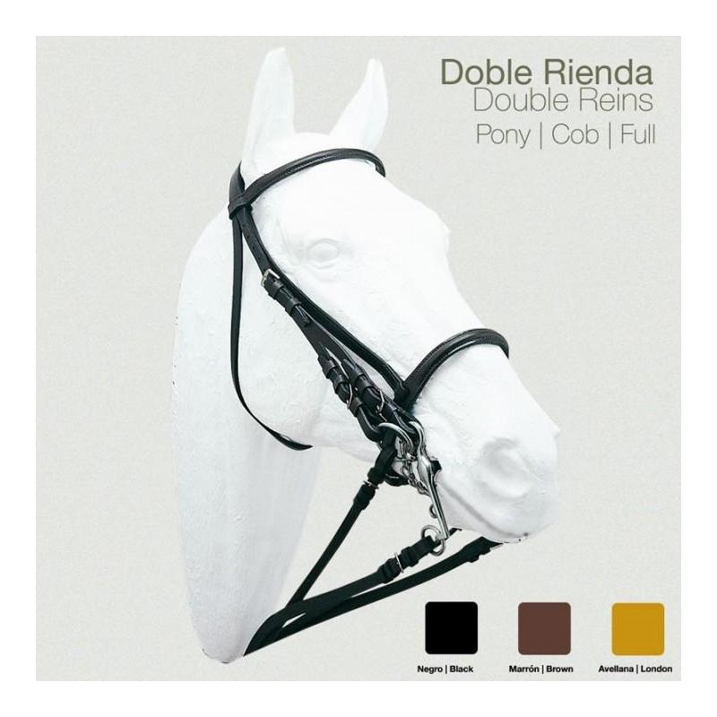  Cabezada Montar Doble Rienda 0029