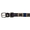 Leather Dog Collar With Geometric Pattern