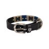 Leather Dog Collar With Geometric Pattern