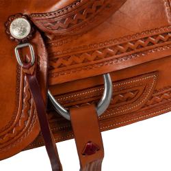 Western Wade Saddle Border Stamp
