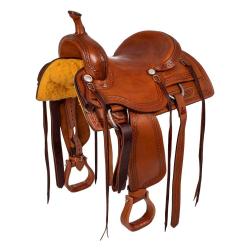 Western Wade Saddle Border Stamp