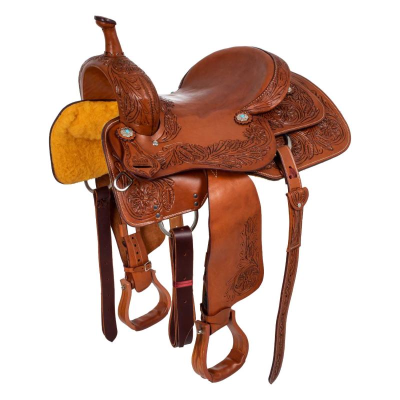Team Penning Saddle Flower Tooling