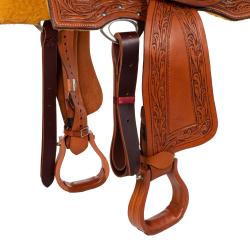 Working Cow Saddle Border Stamp