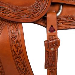 Working Cow Saddle Border Stamp