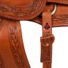 Working Cow Saddle Border Stamp