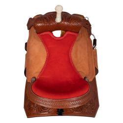 Barrel Basket Tooling Red Seat Saddle