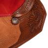 Barrel Basket Tooling Red Seat Saddle