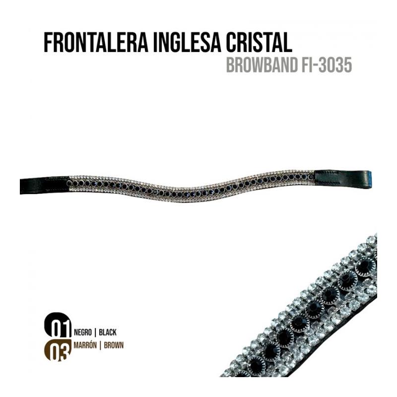 Frontalera Inglesa Cristal Fi-3035