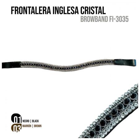 Frontalera Inglesa Cristal Fi-3035