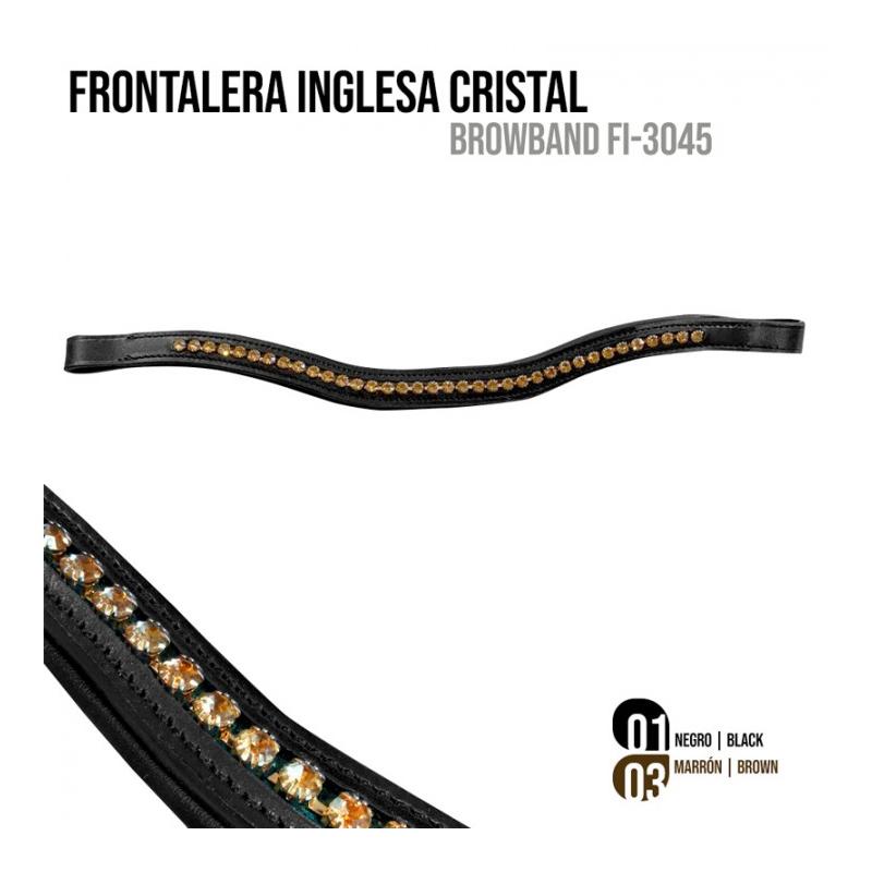 Frontalera Inglesa Cristal Fi-3045
