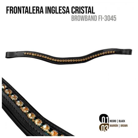 Frontalera Inglesa Cristal Fi-3045