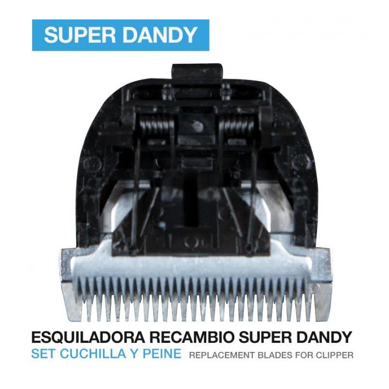  Esquiladora Recambio Cuchilla Set Cuchilla Y  Peine Super Dandy