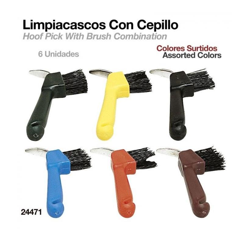  Limpiacascos Con Cepillo  24471  6uds