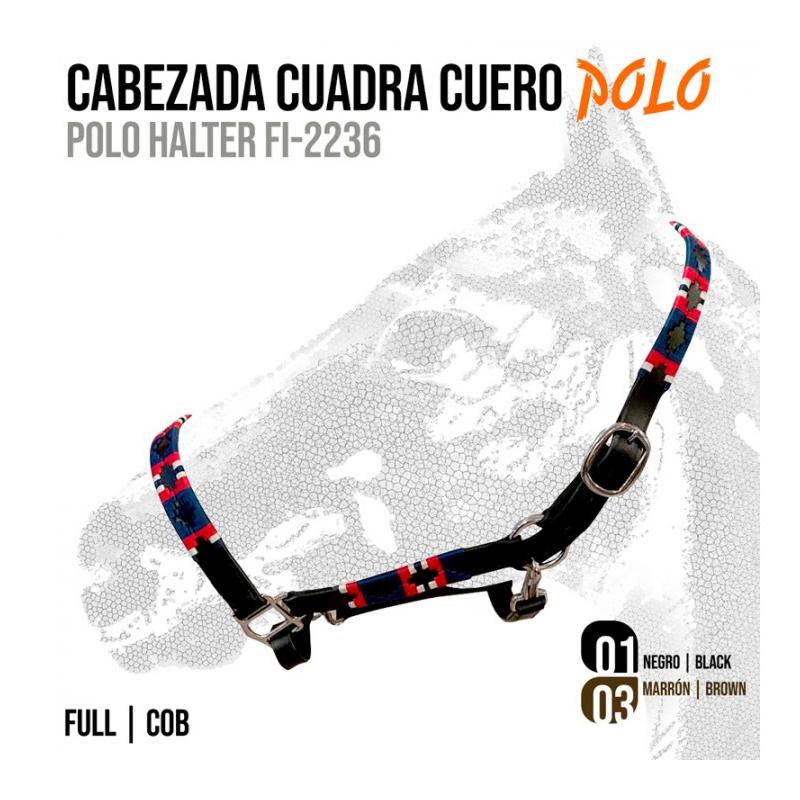 Cabezada Cuadra Cuero Polo Fi-2236