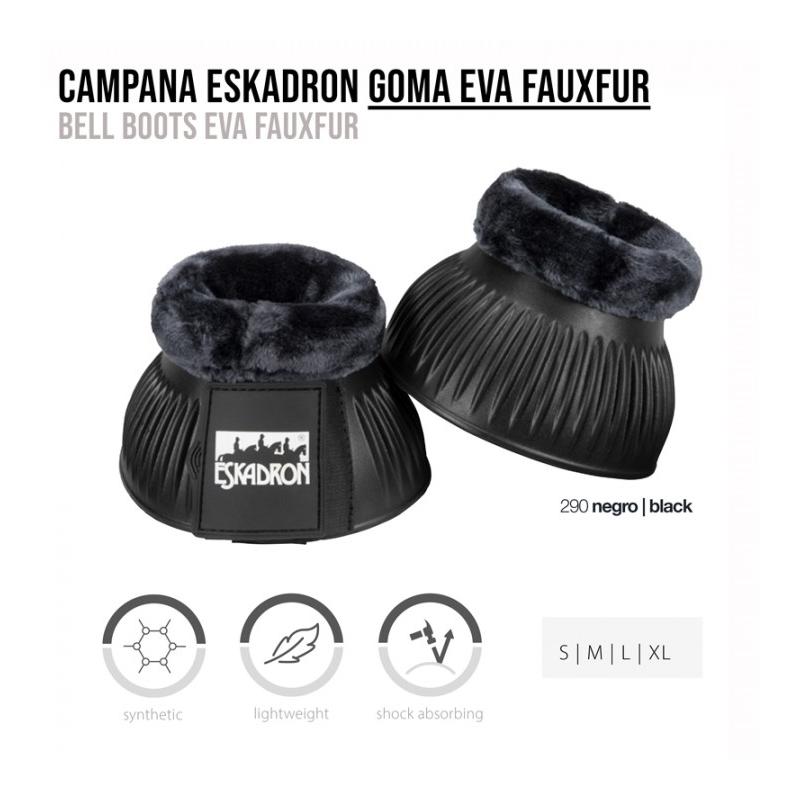 Campana Eskadron Goma Eva Fauxfur 373000 735 290 Negro