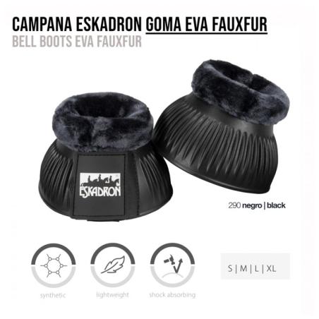 Campana Eskadron Goma Eva Fauxfur 373000 735 290 Negro