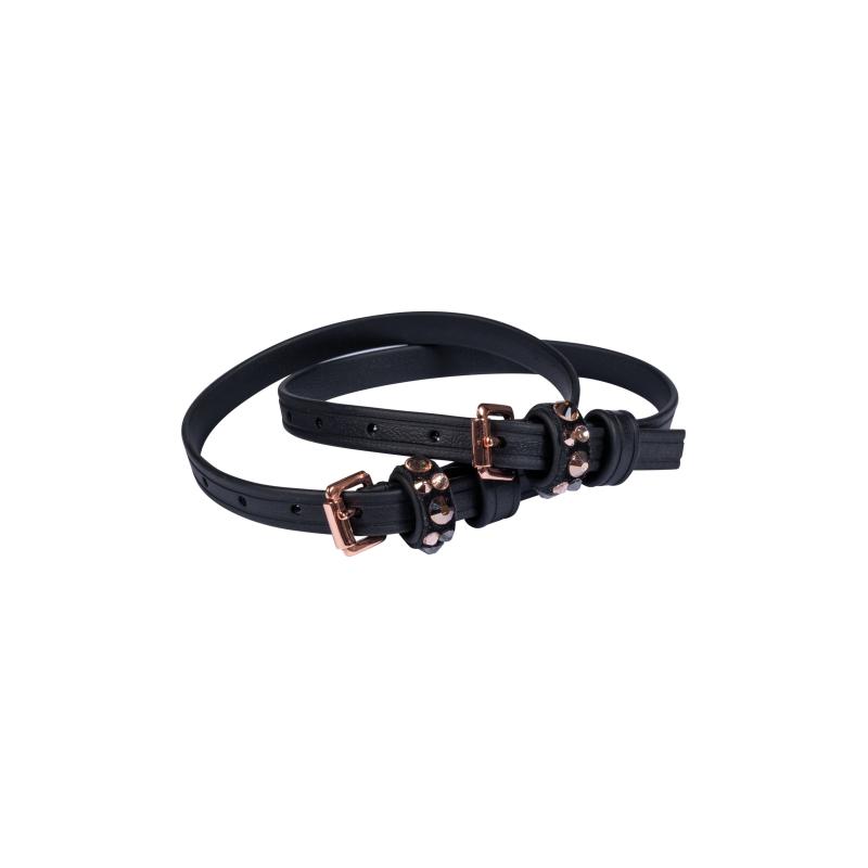 Correa De Espuela -Rosegold Glamour-Style Biothane