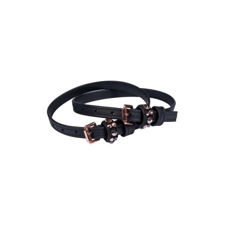 Correa De Espuela -Rosegold Glamour-Style Biothane