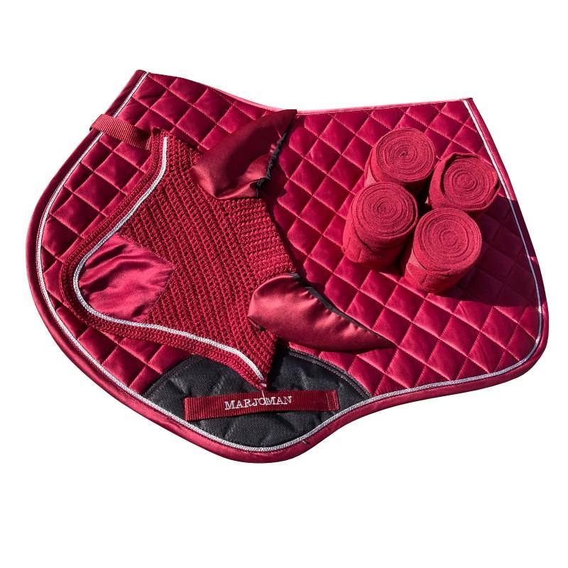 Juego De Mantilla De Salto + Orejeras + Vendas