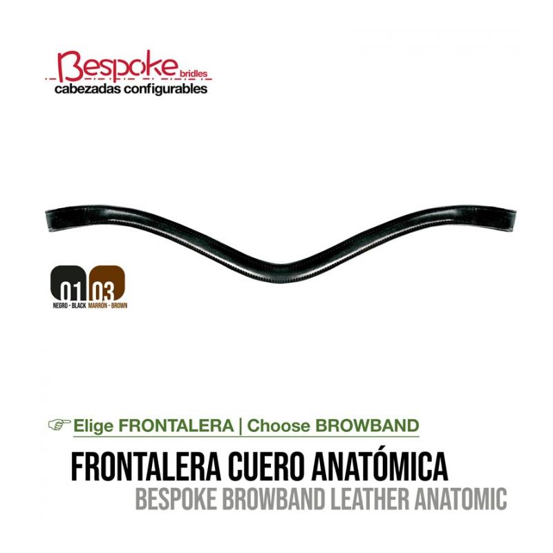 Cabezada Configurable Frontalera Cuero Anatómica