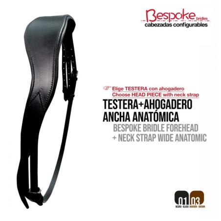 Cabezada Configurable Testera & Ahogadero Ancha Anatomica