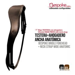 Cabezada Configurable Testera & Ahogadero Ancha Anatomica